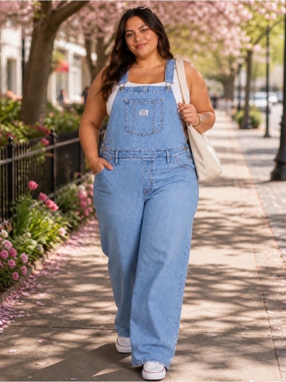 Levi’s Light Wash Denim Overalls | Plus Size 18W NWT Casual Chic